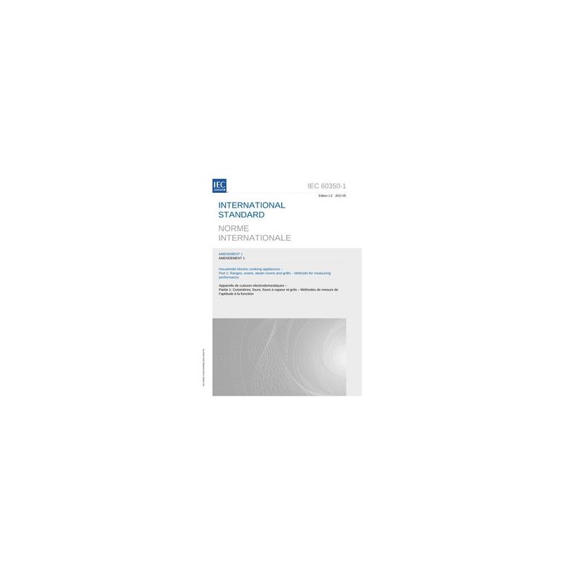 IEC 60350-1 Amd.1 Ed. 2.0 b:2021