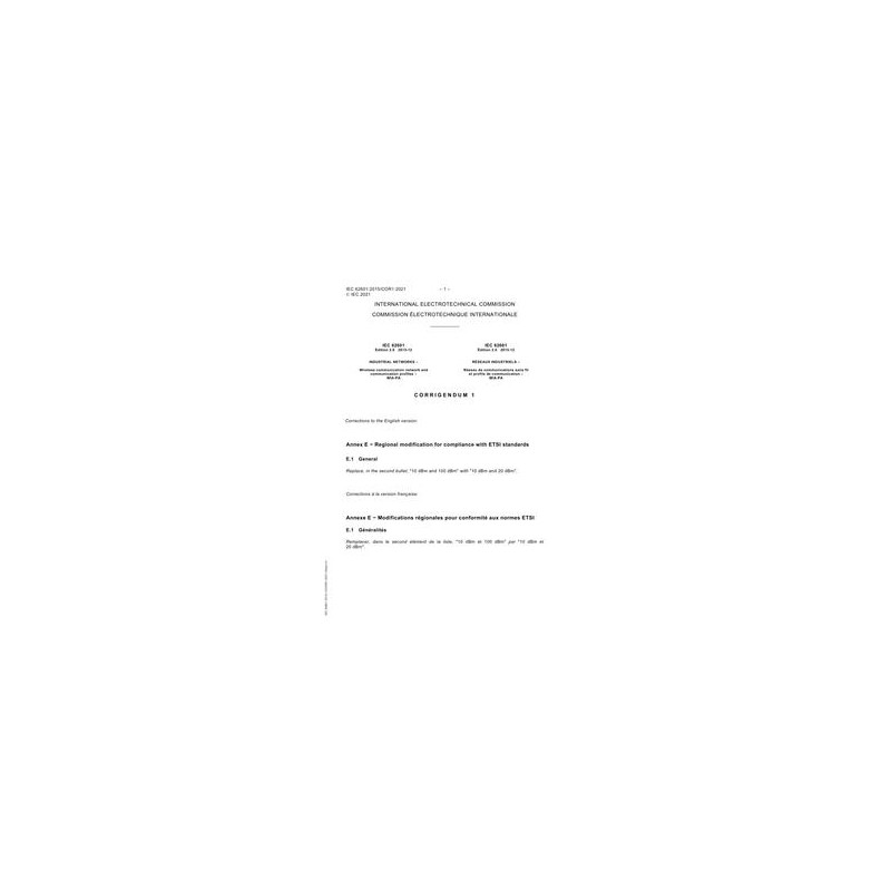 IEC 62601 Cor.1 Ed. 2.0 b:2021