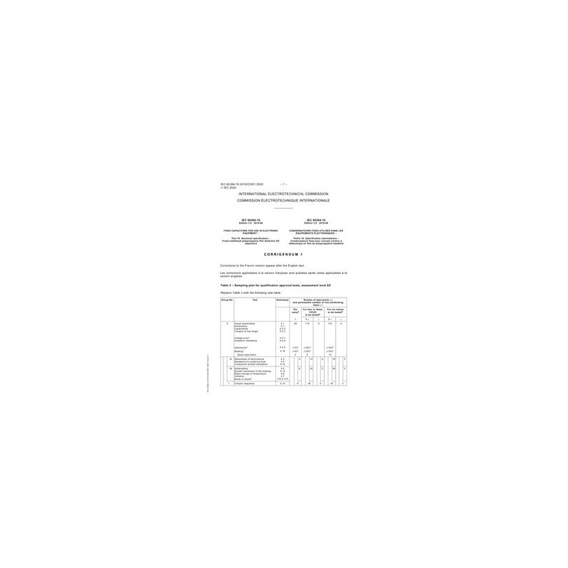 IEC 60384-16 Ed. 3.0 b Cor.1:2020