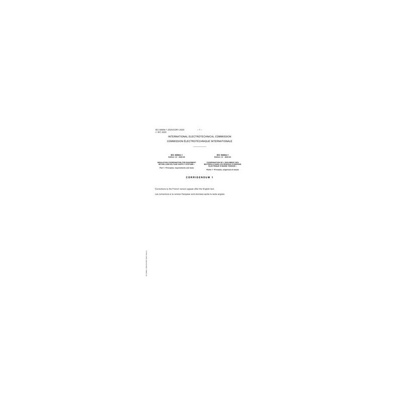 IEC 60664-1 Ed. 3.0 b Cor.1:2020