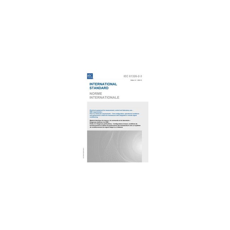 IEC 61326-2-3 Ed. 3.0 b:2020